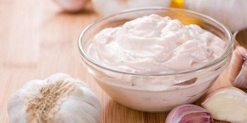 Fresh made garlic dip, appetizer recipe, garlic recipe