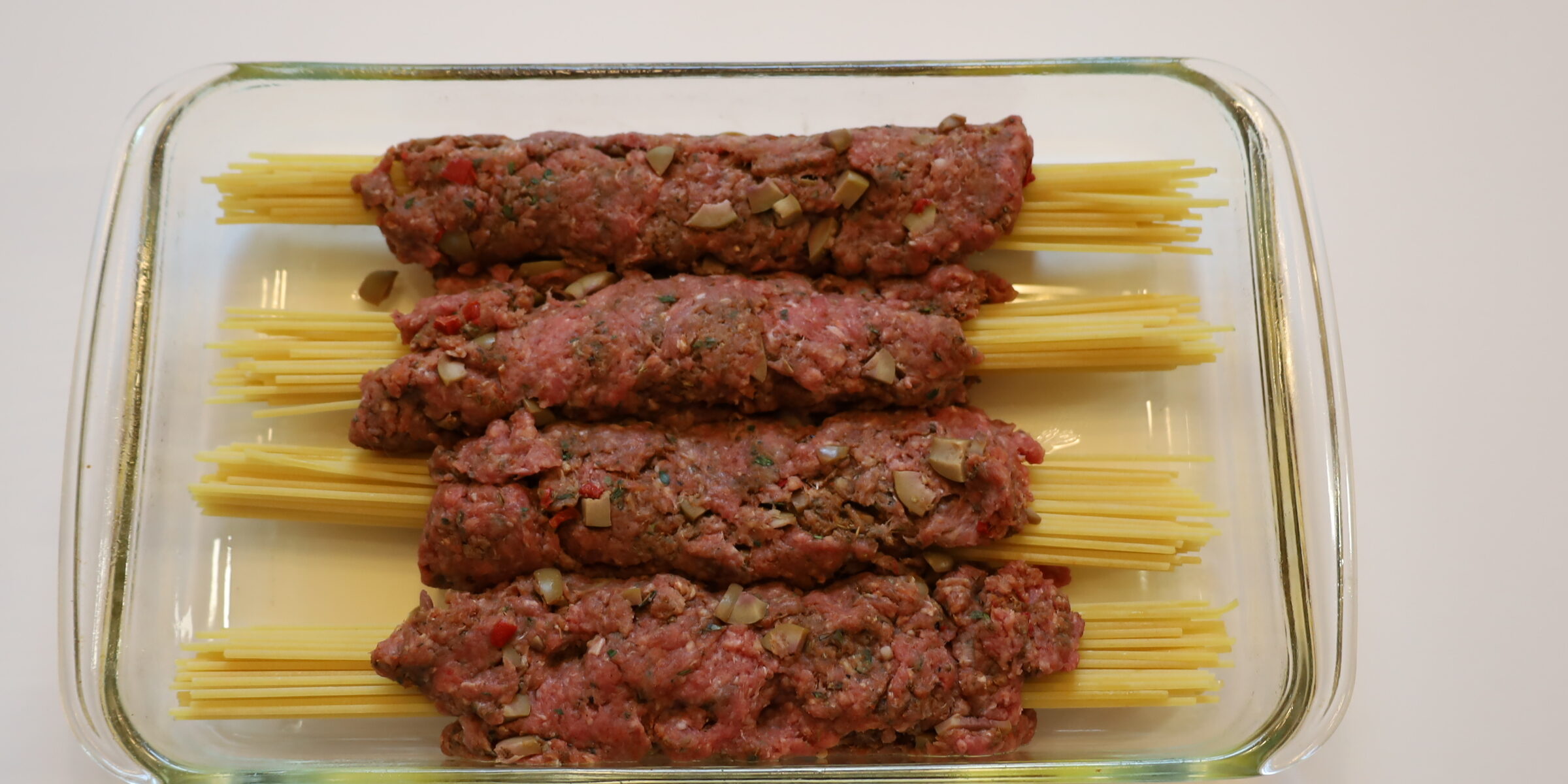 Wrapped Food Recipe Spaghetti wrapped in Ground Beef Wrap It Up by