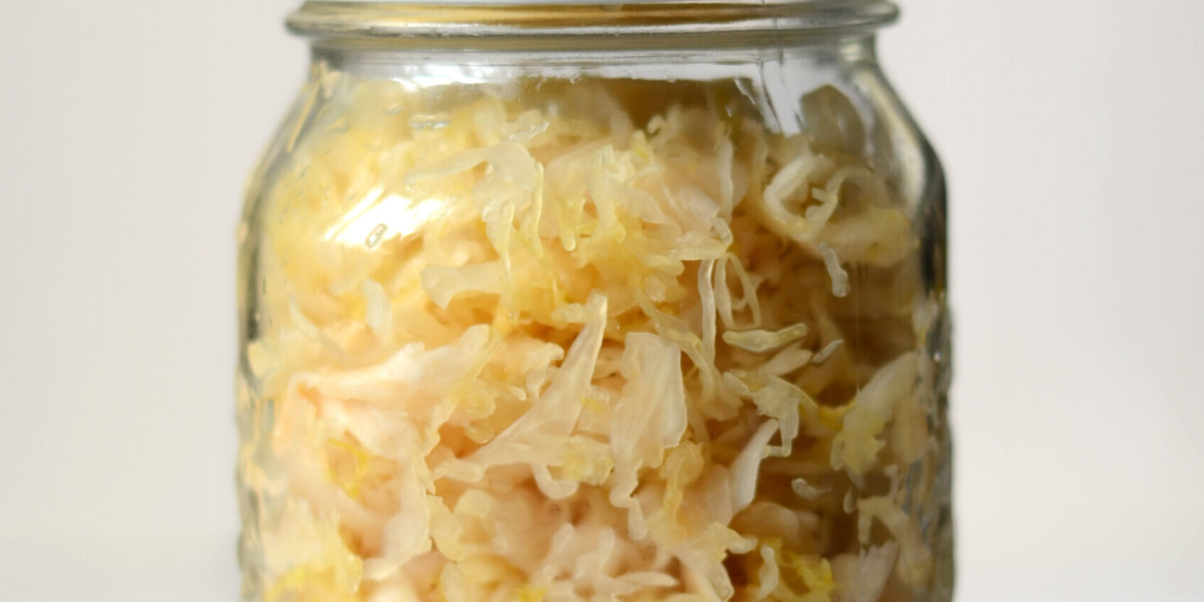 Traditional homemade sauerkraut