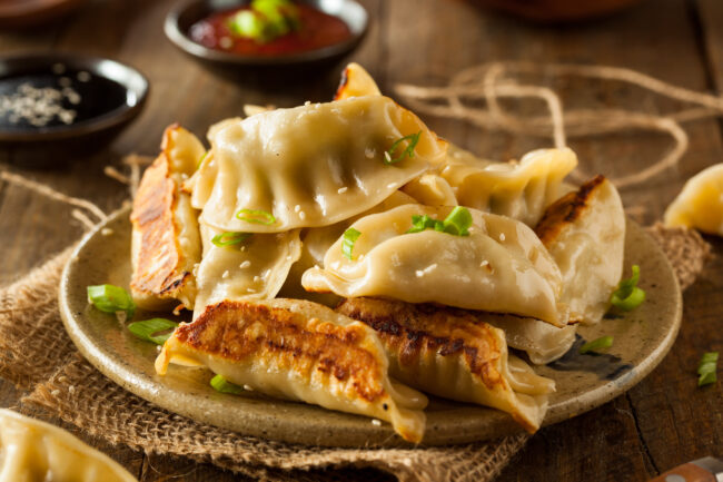 Homemade Asian Pork Potstickers