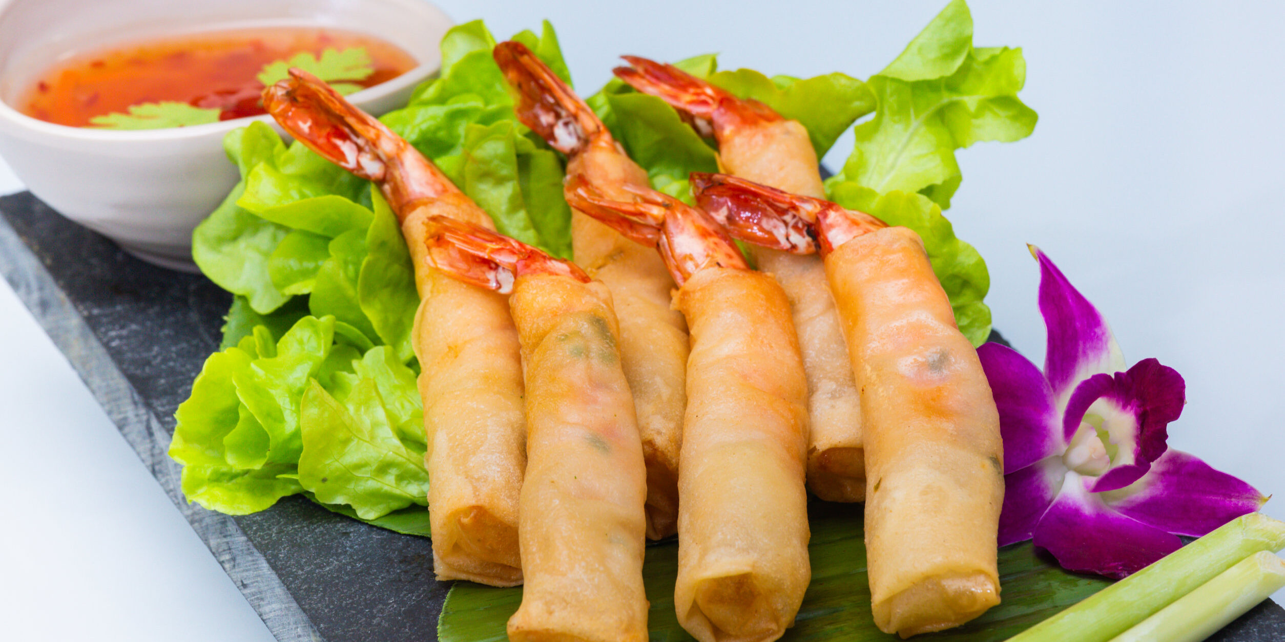 Egg roll skin wrapped shrimp 4 3 2022