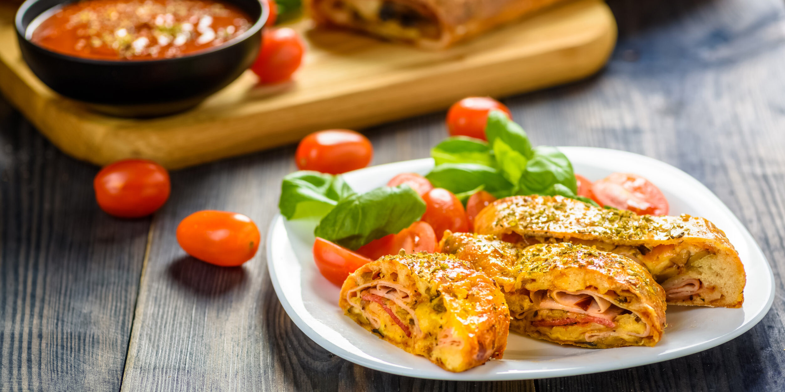 Pizza stromboli – an Italian delicacy from the USA