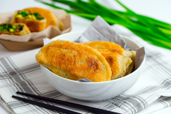 Chinese chive pockets